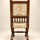 Set of 4 High Renaissance Chairs Carved Walnut 19th Century