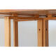 Vintage ash dining table 1980