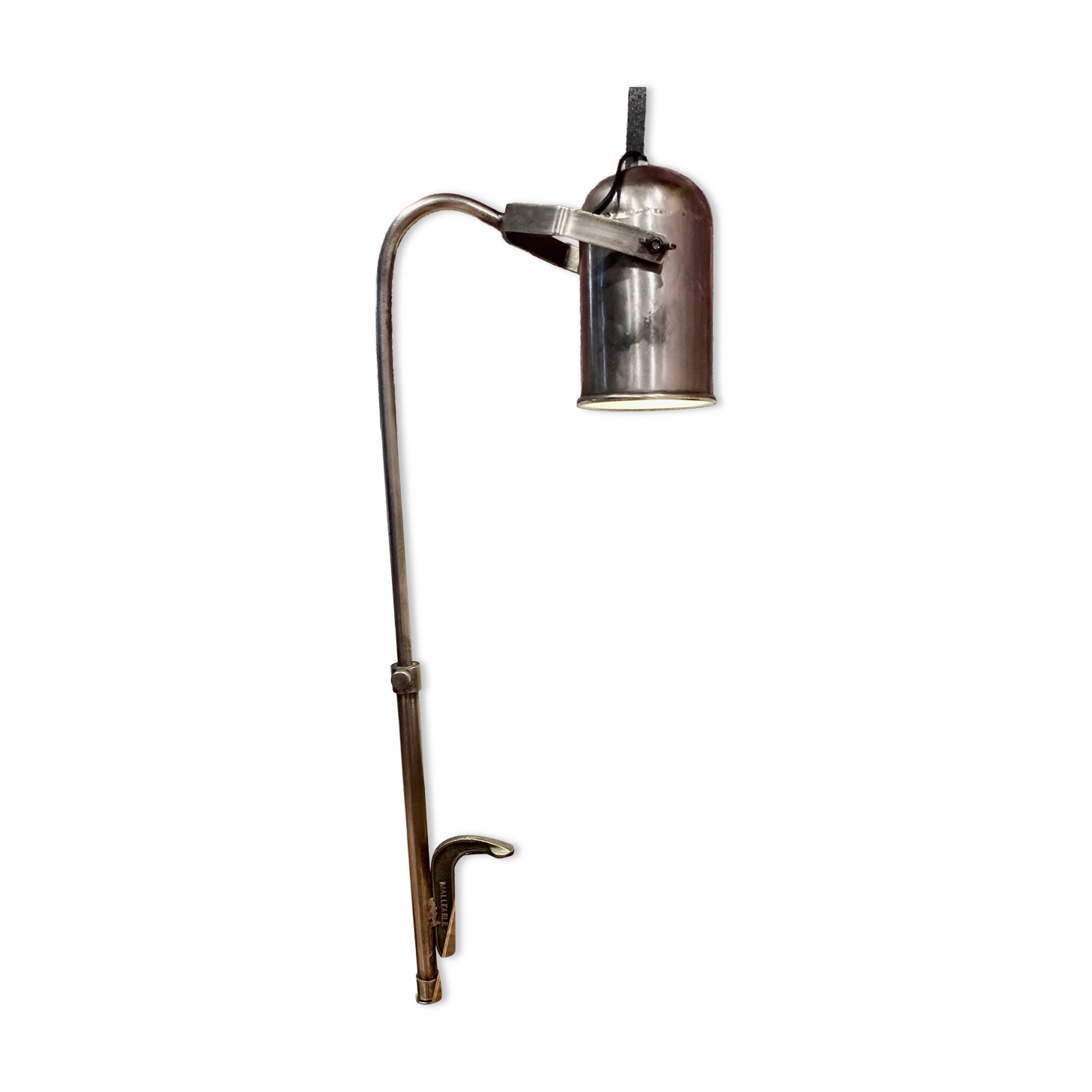 Grande applique métal 1960 "design industriel".