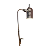 Grande applique métal 1960 "design industriel".
