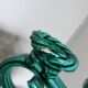 Vallauris Art Deco barbotine candlestick