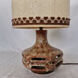 Openwork ceramic lamp, Stein Keramik, Germany, space age, 1960.
