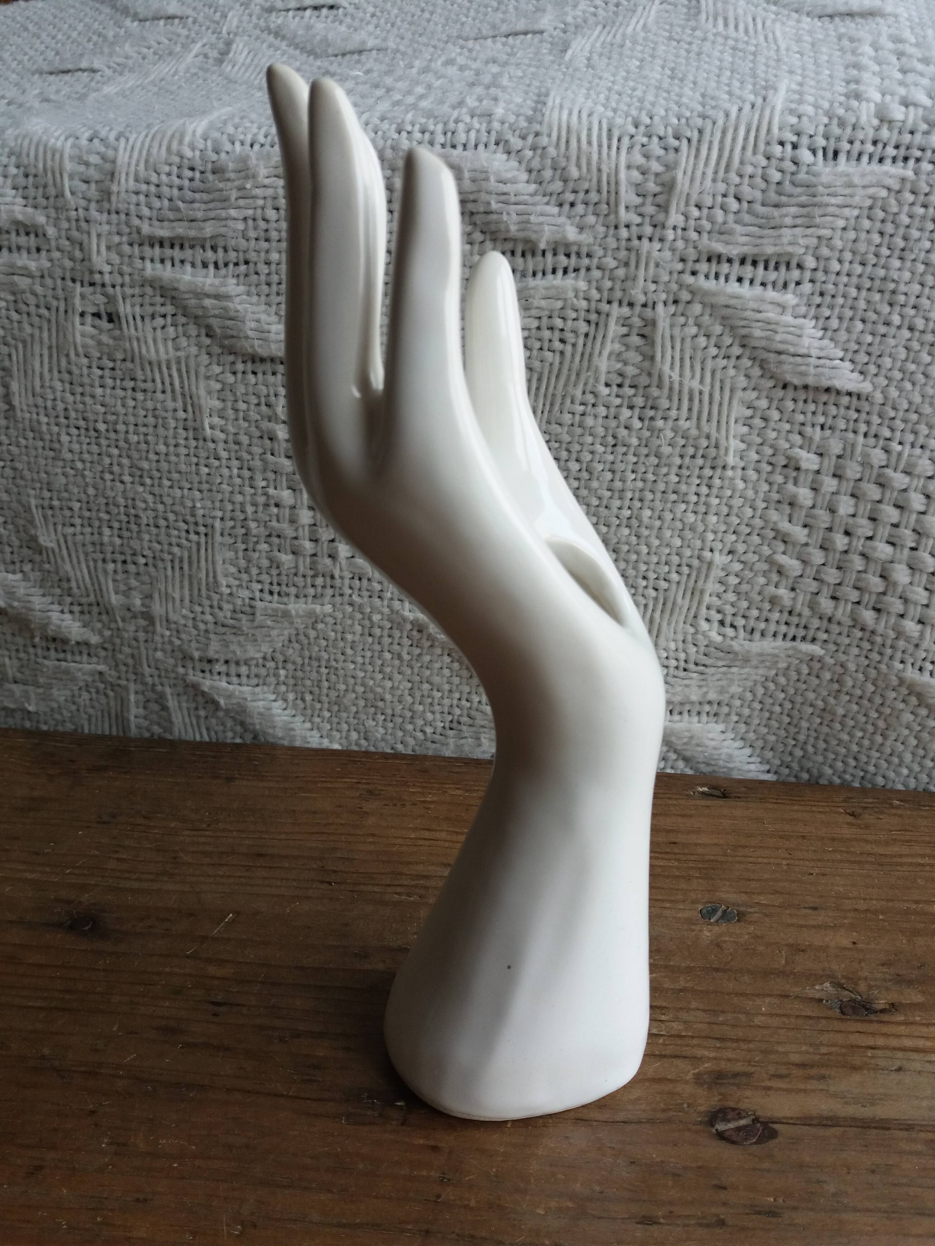 Hand vase soliflore