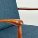Fauteuil en teck, années 60