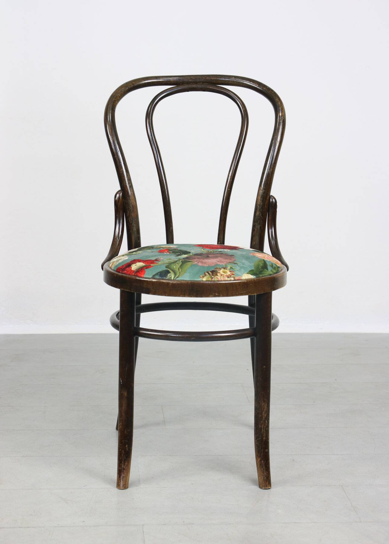 Vintage Velvet No. 18 Dining Chairs by Michael Thonet, Set of 4