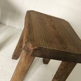 Set of four brutalist stools 1950