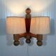 Uno Kristiansson wall lamp Pinus for Luxus Sweden 1970’s