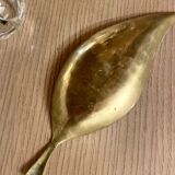 Empty pocket sheet shape brass -vintage year 60