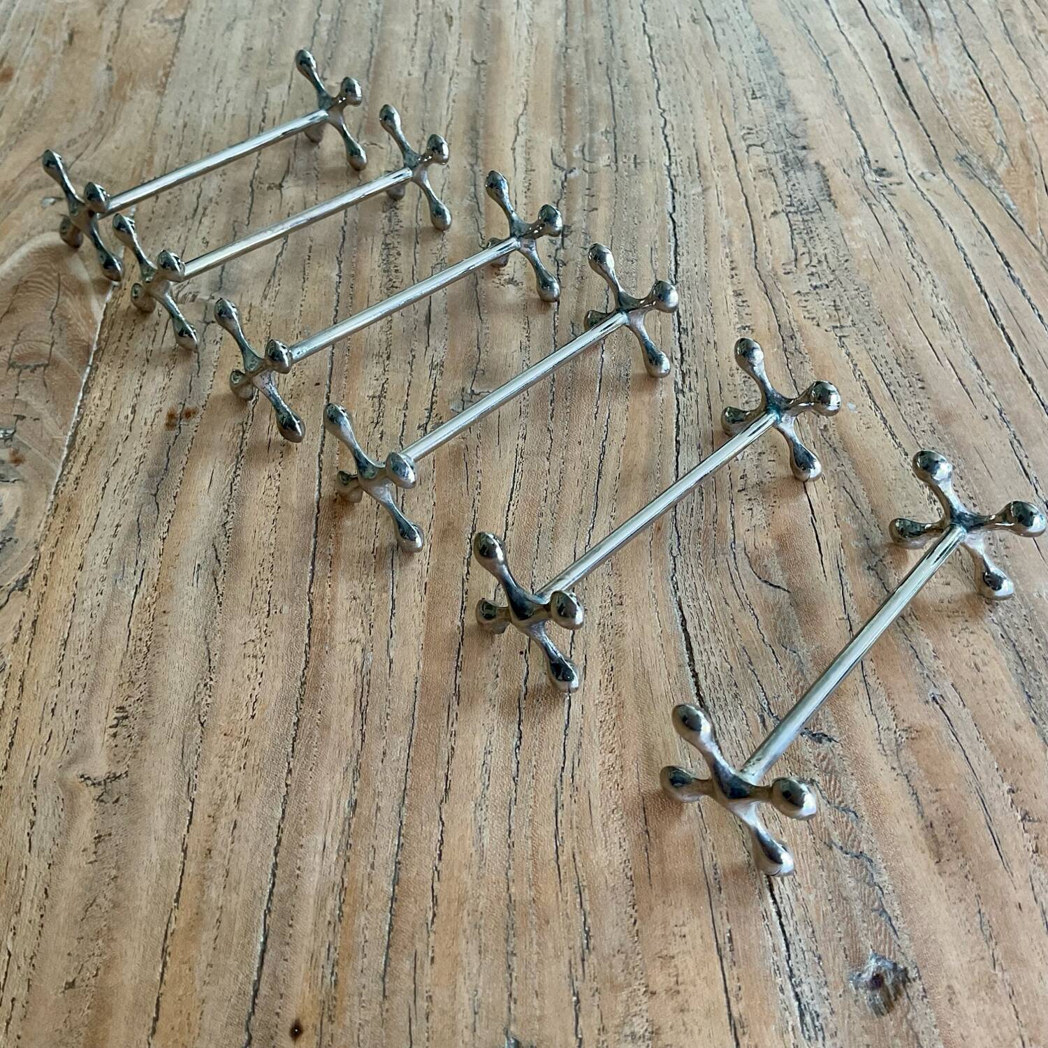 6 vintage knife holders