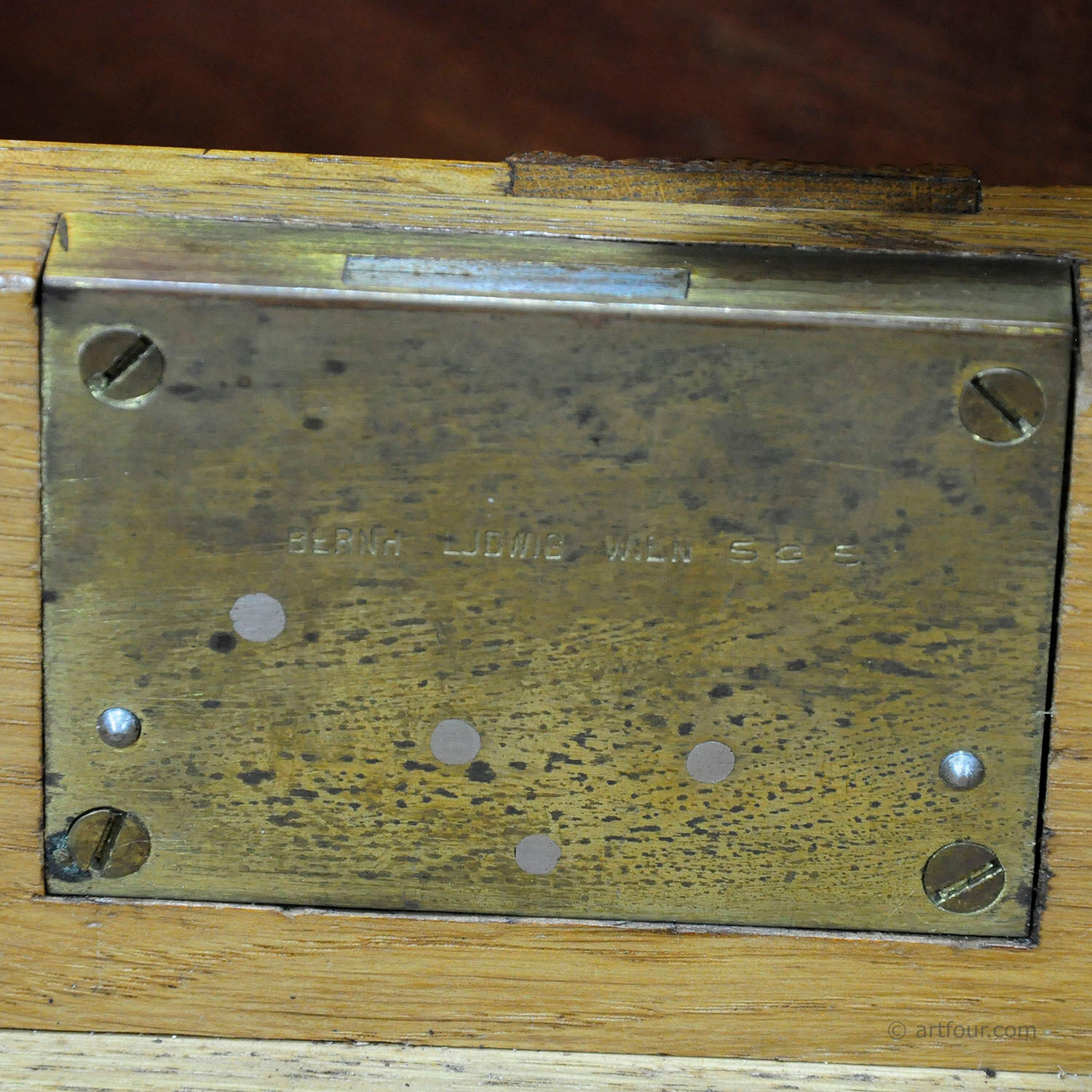 A large buffet by Bernhard Ludwig Vienna around 1900