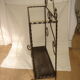 Painted iron Art Deco umbrella holder, 1940/50