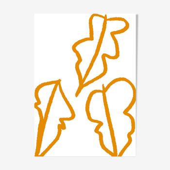 Illustration "Feuilles yellow"