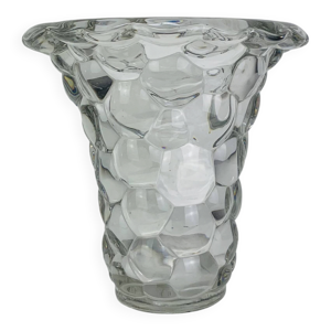 Vase Art déco nid d'abeille - pierre