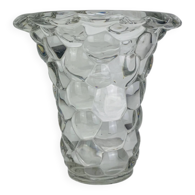 Vase Art déco nid d'abeille par Pierre D'Avesn