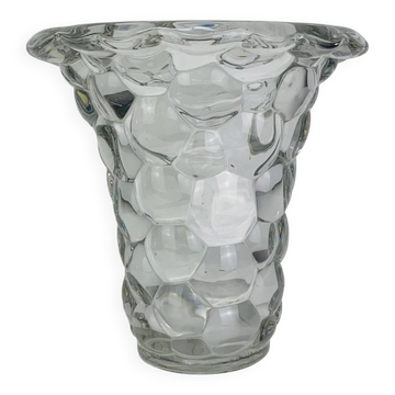 Vase Art déco nid d'abeille par Pierre D'Avesn