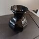Vase cristal noir