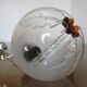 Mazzega pendant lamp in murano glass from the 60s