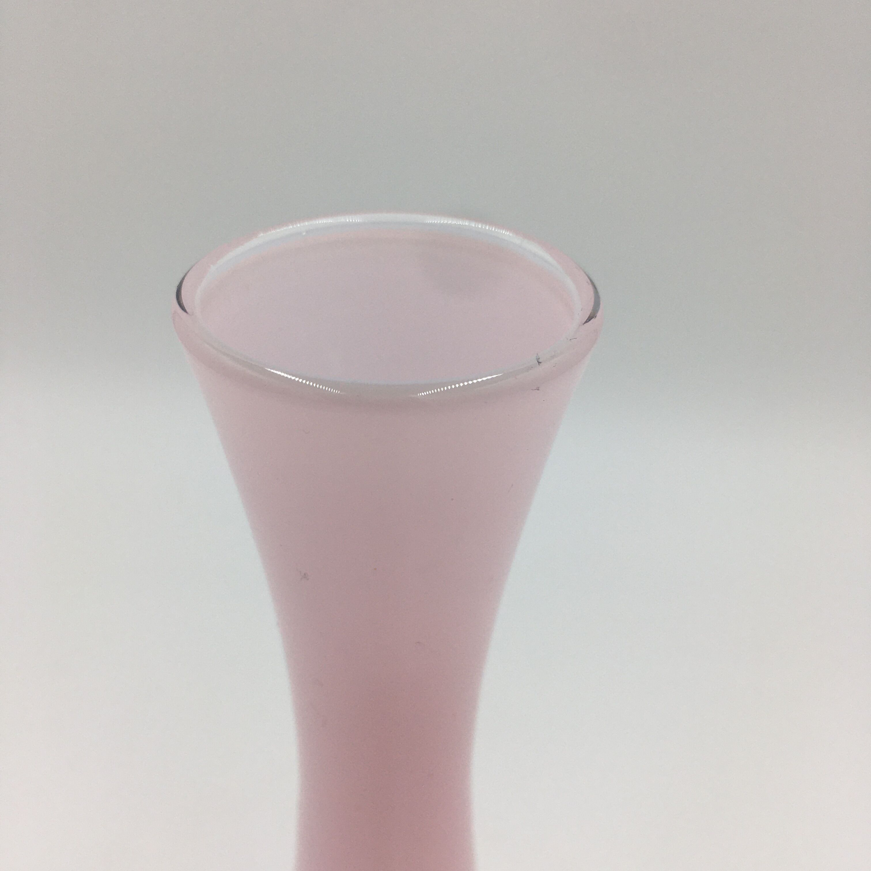 Pink opaline vase