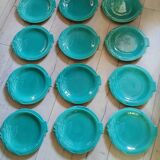 12 vintage zoomorphic dinner plates