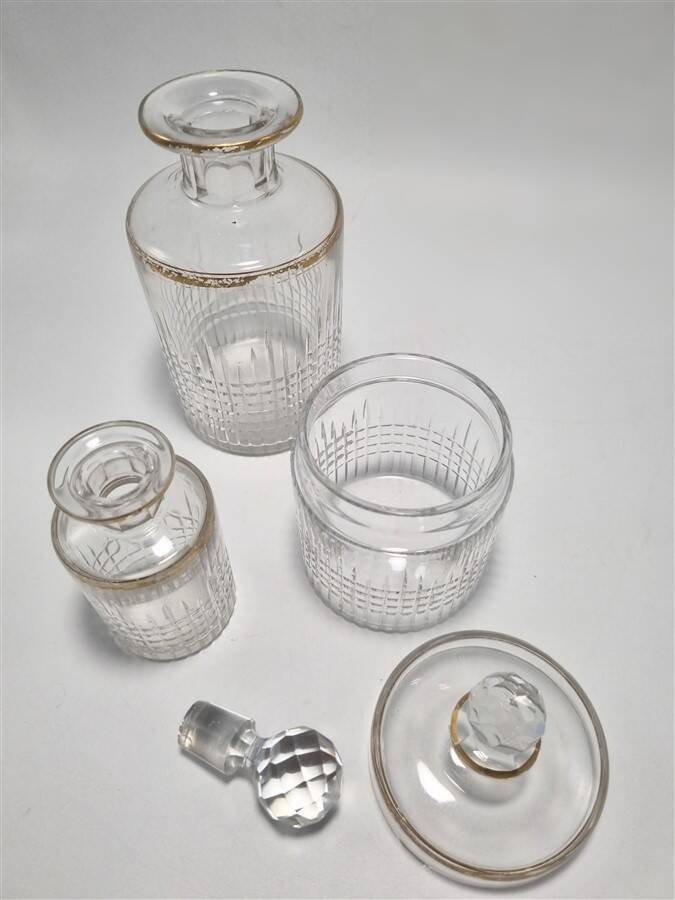 Baccarat crystal bottles
