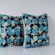 Set of 2 vintage Turkish cushion covers 41x41 cm