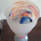 Blown glass vase signed on the base