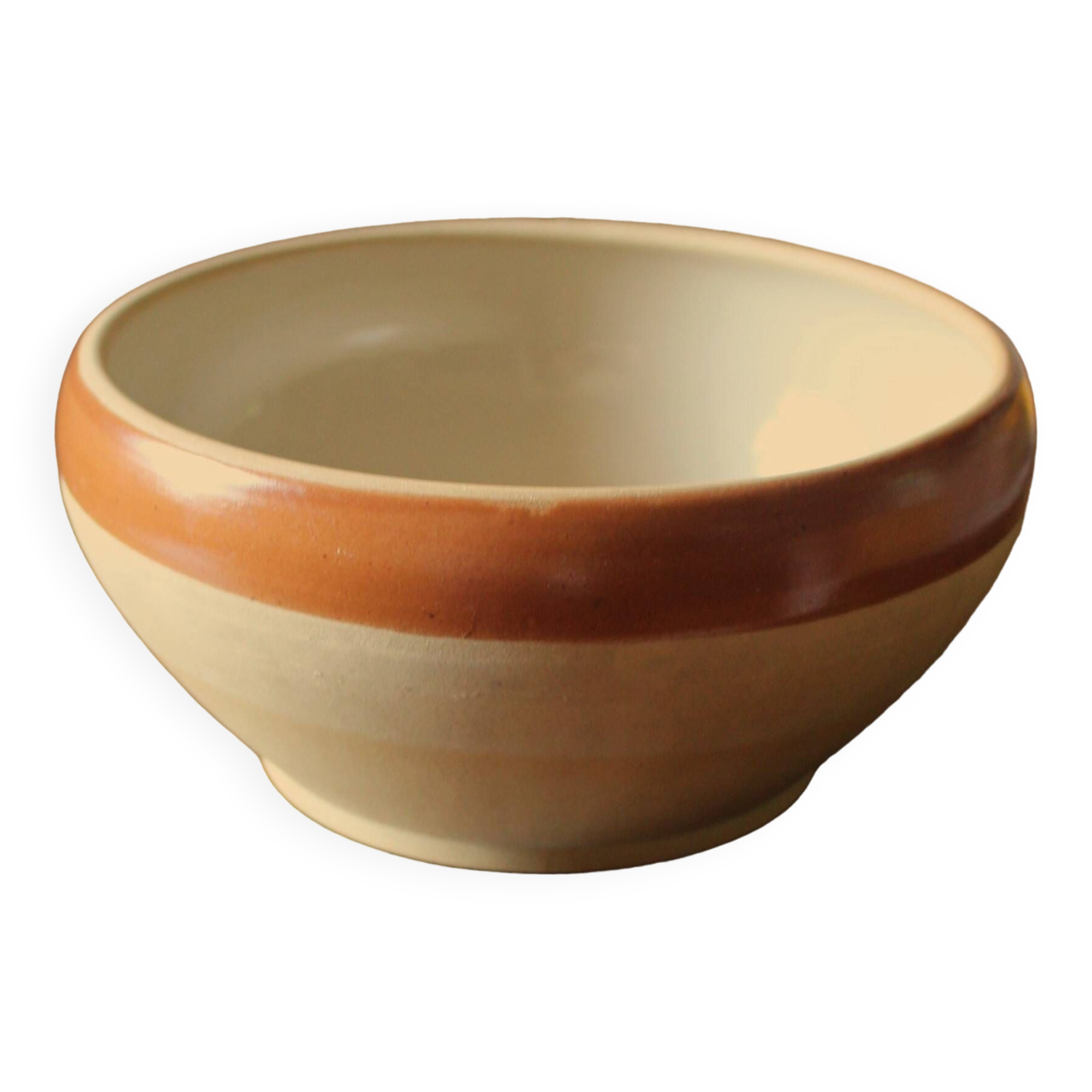 Vintage digoin stoneware salad bowl