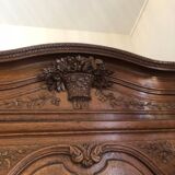 Antique solid wood wardrobe