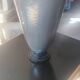 Hammered pewter vase, 1930, by Pierre Amédée Plasait