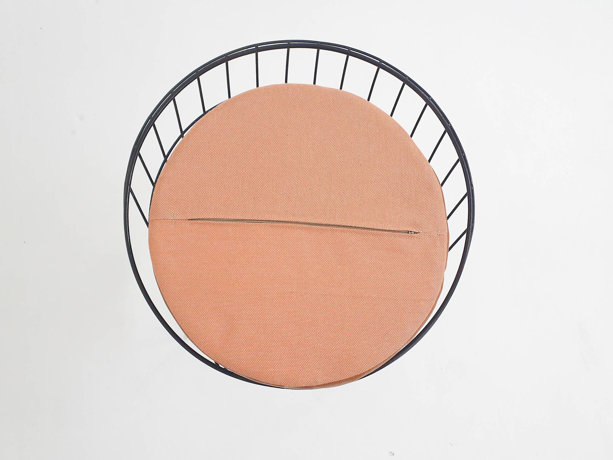 Cees Braakman for Pastoe KM05 metal wire stools, The Netherlands 1958