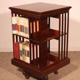 Revolving Bookcase with Iron Base - 19th Century