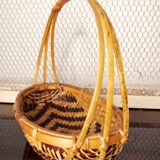 Vintage wicker basket