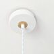 Vintage opaline pendant light