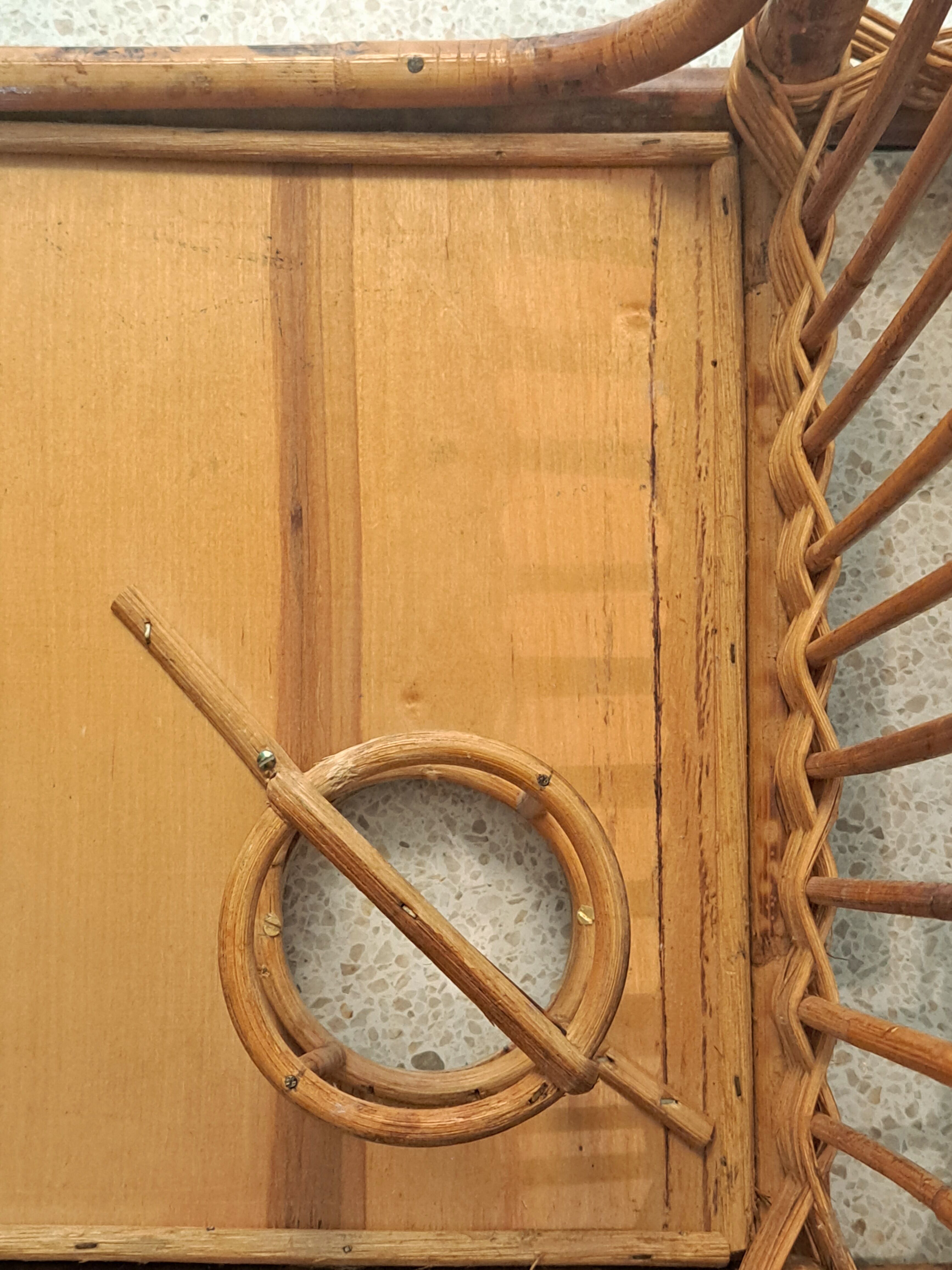 Rattan breakfast tray