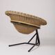 Arnold Bueno rattan and metal armchair by Mesquita