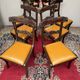 Set of six mahogany chairs