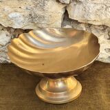 Large brass shell-shaped pocket emptier