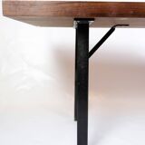 Table Basse En Palissandre Avec Structure En Métal Des Années 1960