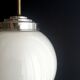 Mid century modern ceiling lamp 40s pendant glass ball