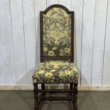 Set of 6 louis xiii beech chairs from the 1950s