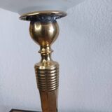 Lampe art-déco en laiton