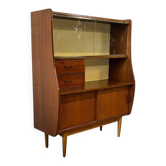 Vintage wooden display cabinet/bar unit/wall unit