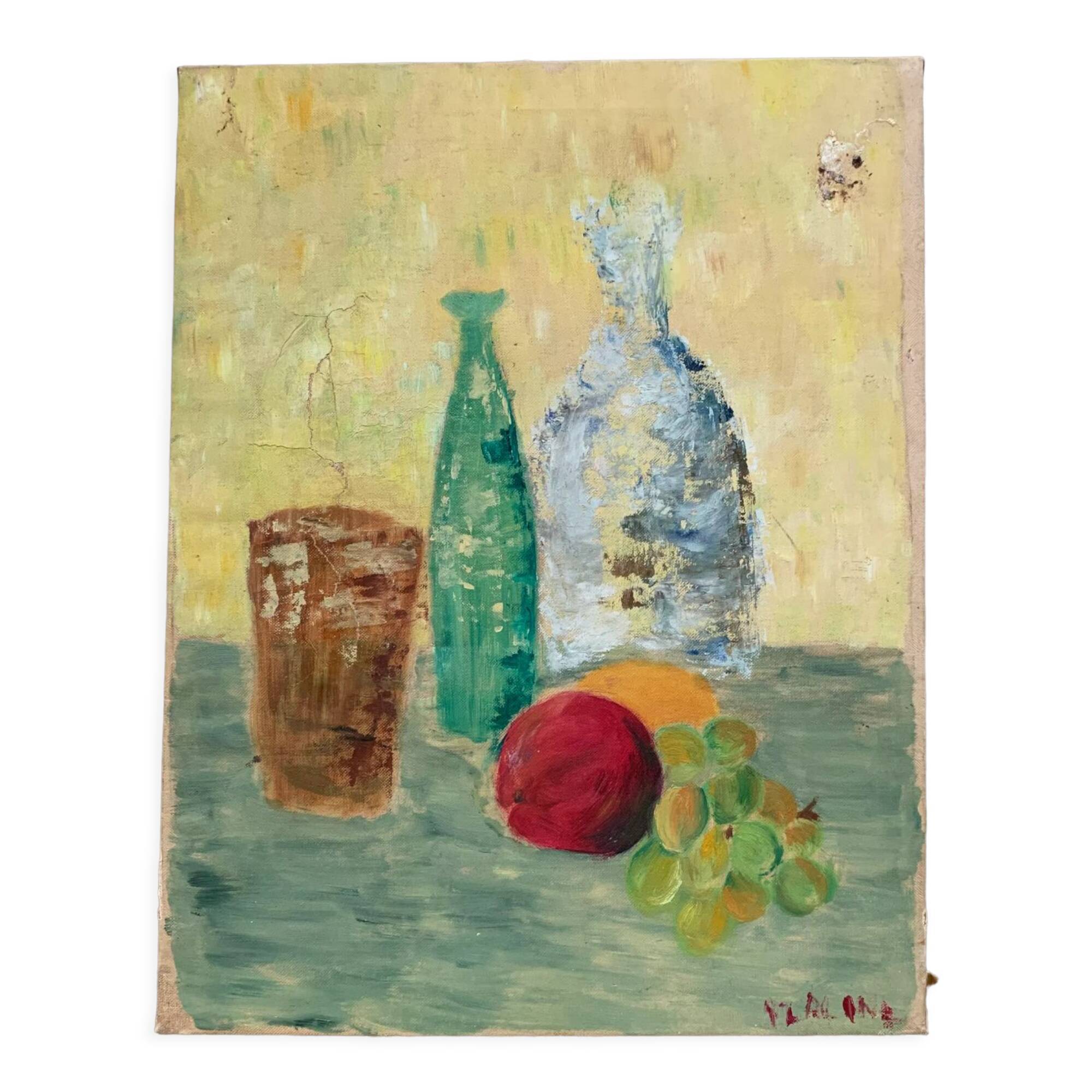 Still life / old canvas