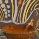Folk Art Hand-carved Wood Bowl, Sweden 1930s