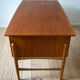 Bureau danois en teck et chêne du milieu du siècle, années 1950