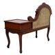 Telephone Sofa Green Velvet Queen Anne style 1960s