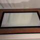 Mirror with terracotta frame