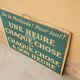 Vintage factory sign "Tableau - Maxime" Robert No. 1 Bis