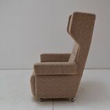 Comfortable armchair with wheels, Czechoslovakia, 1950's