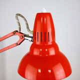 Orange Adjustable Achitect Table Lamp by Luxo, 1970s